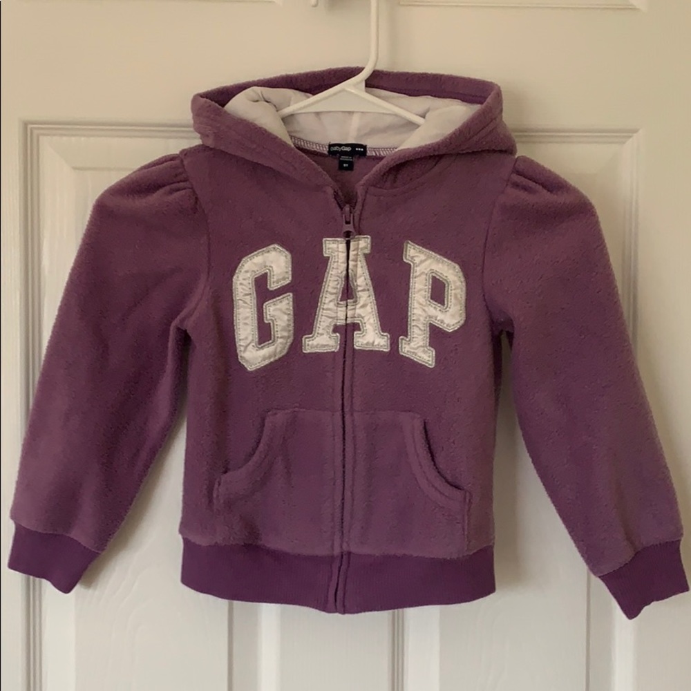 Purple Gap Fleece zipped Jacket